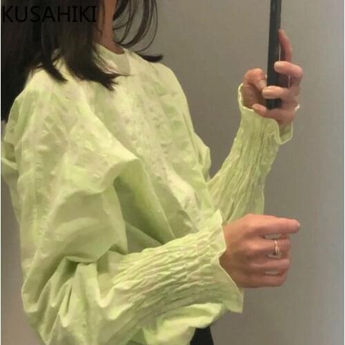 Блузки в полоску KUSAHIKI China At AliExpress