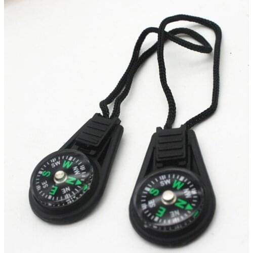 Mini Compass Survival Kit with Keychain for Outdoor Camping Hiking Hunting