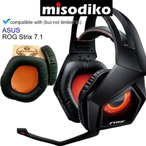 Misodiko Replacement Ear Pads Cushion Kit for ASUS ROG STRIX 7.1/ DSP/ Pro/ 2.0 Gaming Headset, Headphones Repair Parts Earpads