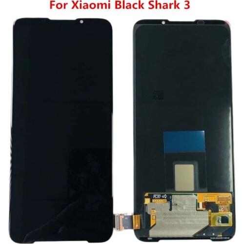 New Original 6.67inch AMOLED Screen For Xiaomi Black Shark 3 LCD Display + Touch Screen Digitizer Assembly Replacement Glass