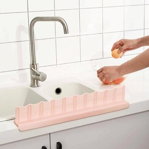 Portable Basin Sink Water Splash Guard Kitchen Bathroom Splashproof Baffle Board