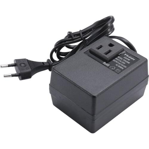 200W Voltage Converter Transformer 220V To 110V Step Down Travel Voltage Transformer Converter EU Plug