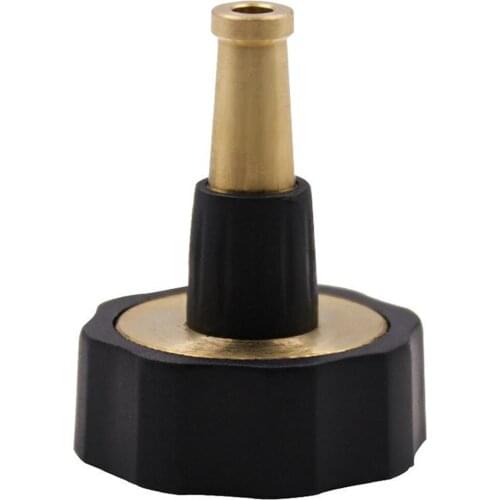 Garden Brass Spray Hose Nozzle High Pressure Copper Jet Nozzle For Car Wash Watering Garden Hose Nozzle