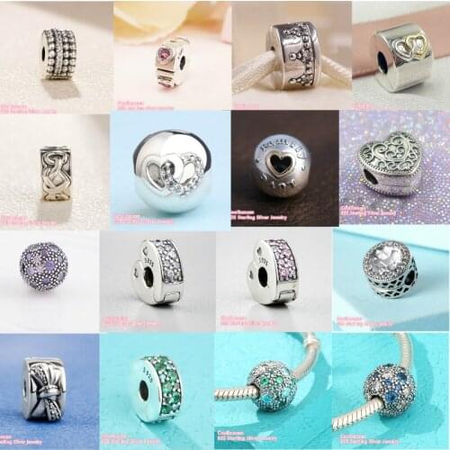 925 Sterling Silver Beads Brilliance Radiant Knotted Aglow Family Shiny Bow Cosmic Stars Explosion of Love Enchanted Heart Clip