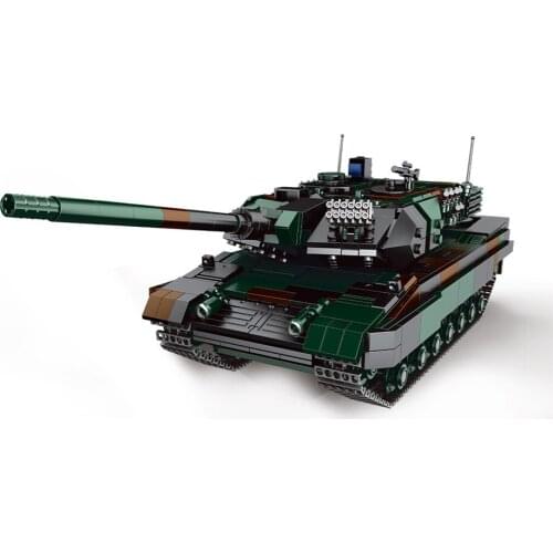 Mould King NEW 06040 Military Series 1346pcs Assembly Leopard 2A6 Main Battle Tank Building Blocks Birthday Gifts Juguetes