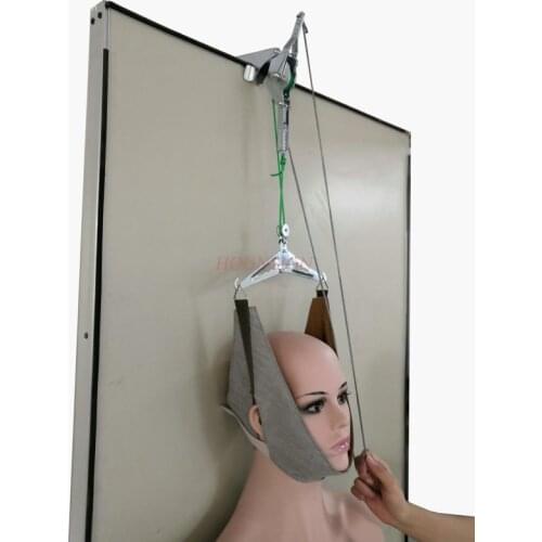 Door cervical traction Cervical Traction Belt Sling Tractor Stretch Chair Thickening Hood Neck Care Tool Home neck traction