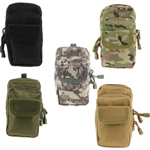 Military Molle Tactical Travel Pouch Fanny Waist Pack Bag Case for Outdoor Activities