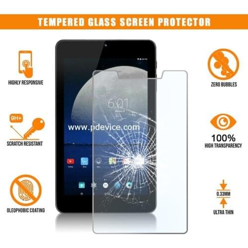 For IRULU EXpro X4 7 Inch Full Tablet Tempered Glass 9H Premium Anti-Scratch Anti-fingerprint Free HD Clear Film Protector Cover