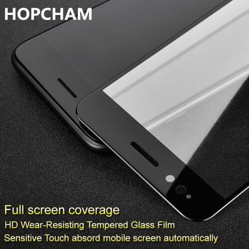 HOPCHAM Tempered Glass For Xiaomi Mi5 Mi6 Mi5s Protective Glass Full Cover Screen Protector, For Xiaomi Mi 5s 5c 5x 6 Plus Glass