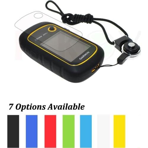 Protect Case + Detachable Ring Neck Strap +Screen Protector for Hiking Handheld GPS Garmin eTrex 10 20 30 10x 20x 30x 22x 32x