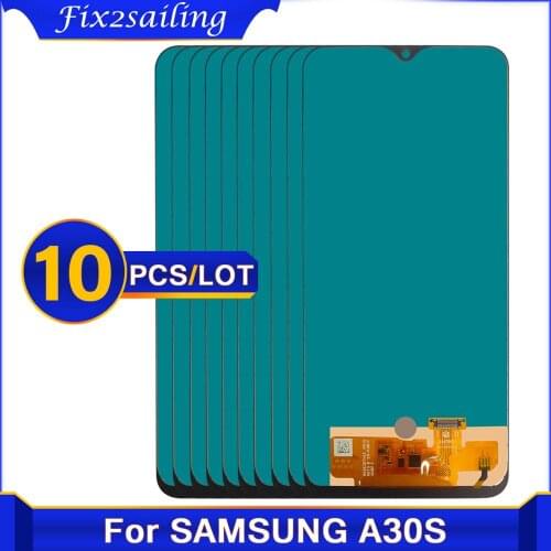 10 pcs lot TFT Incell LCD Replacement For SAMSUNG Galaxy A30S A307 A307F/DS A307F LCD Display Touch screen Digitizer Assembly