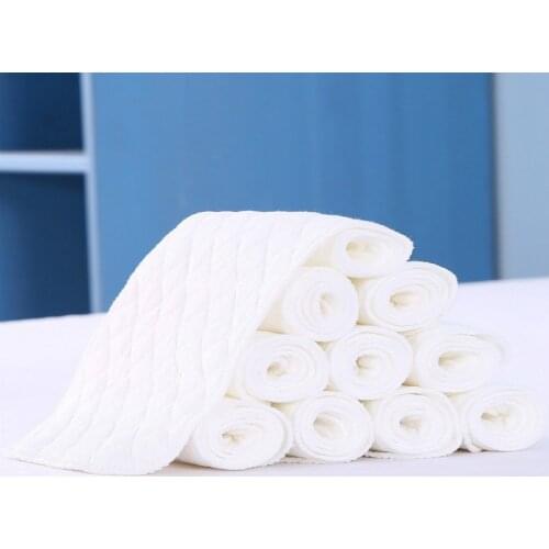 100% for baby 46*17cm Baby Diaper Baby Nappies Baby Infant Newborn Cloth Diaper Nappy Liners Insert 3 Layers Cotton Hot Sale