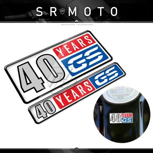 3D Motorcycle Decal Case for BMW Motorrad 40 Years GS Sticker for R1200GS R1250GS F850GS F800GS