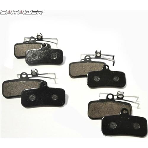 Catazer 4 Pairs SEMI METALLIC MTB Bicycle Bike DISC BRAKE PADS for Pads Saint M810 M820 ZEE M640 H01. Bicycle Accessories