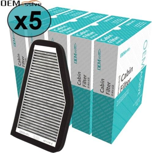5x Car Pollen Cabin Air Conditioning Filter For Ford Escape Mercury Mariner Hybrid 2008 2009 For Mazda Tribute Activated Carbon