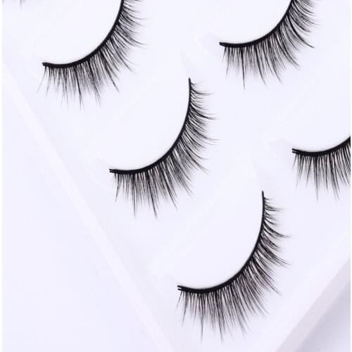 5 Pairs of 3D Imitation Mink False Eyelashes Natural False Eyelashes