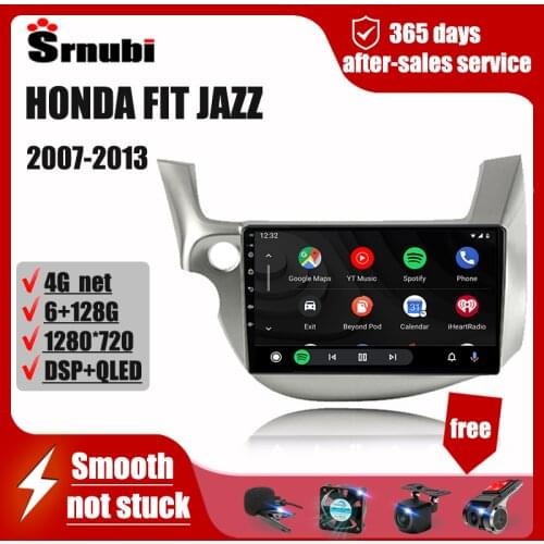 For HONDA FIT 2007-2013 Android 2 din Car Radio Multimedia Video Navigation 4G Carplay DVD Head Unit accessories audio stereo