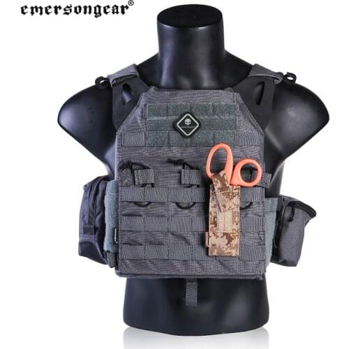 Emersongear Medical Tactical Scissors Bag Mag Scissors Pouch Panel Molle Hunting Military Hiking Combat Outdoor Airsoft EM6367