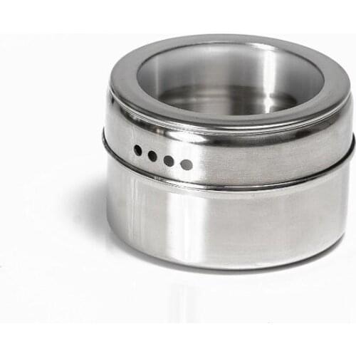 Stainless steel spice jar sauce pot seasoning bottle Cruet condiment bottles Storage Bottles & Jars LX6411