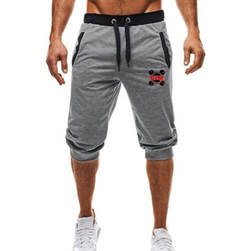 2020 New Men Baggy Jogger Casual Slim Harem Shorts Soft 3/4 Trousers Fashion New Brand Men Sweatpants Summer Comfy Male Shorts