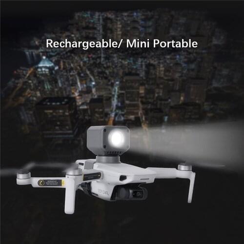 Night Light Searchlight Flashlight Anti-Lost Fill Lamp Adapter Mount Bracket for DJI Mavic 2/ Mini2/ Mavic Air2 Accessories
