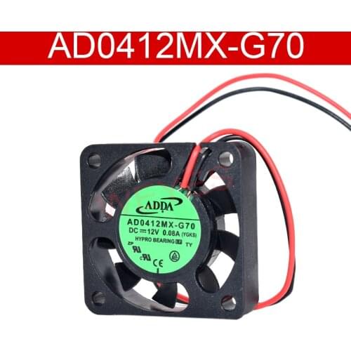 Original for The 4010 AD0412MX-G70 DC12V 0.08A hydraulic bearing silent cooling fan