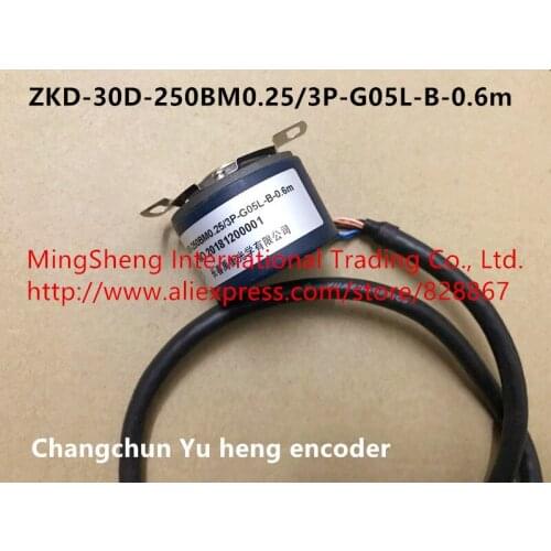Original new 100% Changchun Yu heng encoder ZKD-30D-250BM0.25/3P-G05L-B-0.6m optical encoder sensor switch