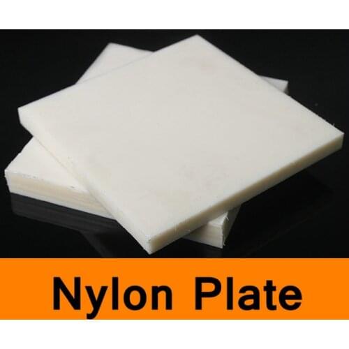 Polyamide Plate PA Sheet White Color Nylon Board Mould Mold Plank Insulation Material DIY Tool High Strength Plastic All Size