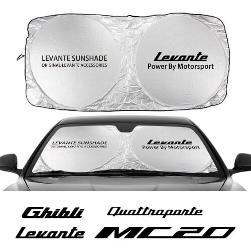 Car Windshield Sunshades Sun Shade Covers Front Window Visors For Maserati Mc20 Ghibli Levante Quattriporte Auto Accessories