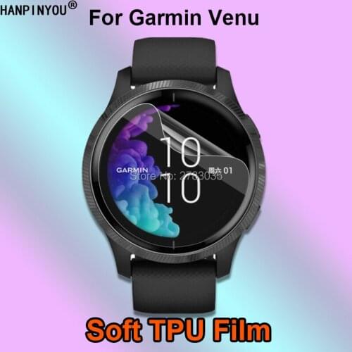 For Garmin Venu GPS Sports Smart Watch Soft TPU Film Screen Protector (Not Tempered Glass)