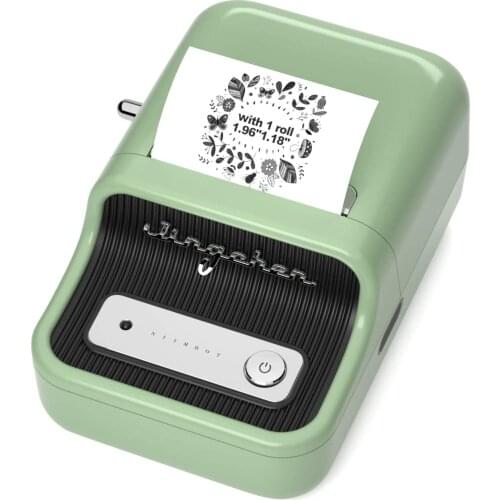 With 1 sticker) Niimbot B21 Thermal Wireless Green Label Printer Barcode Bluetooth For Jewelry Clothing Food Price label