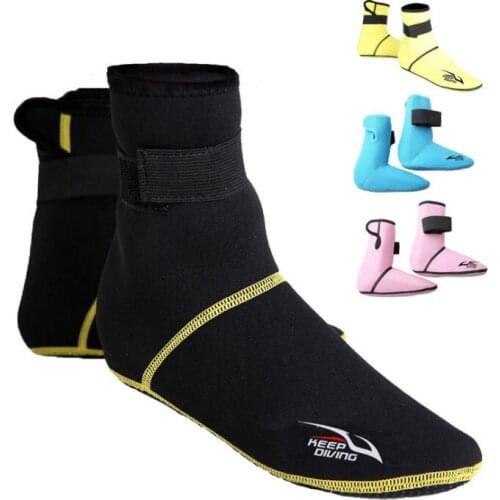 Thick snorkeling socks side opening non-slip bottom diving socks beach winter swimsuit floor socks