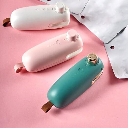 Bag Sealer, Heat Sealer And Hand Cutter Portable Food Storage Bag Sealer, Keeps Snacks Fr