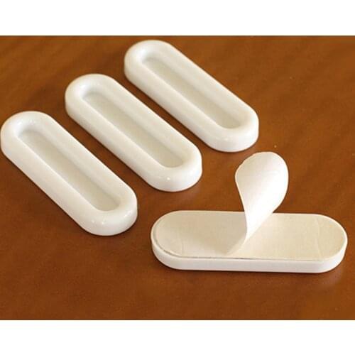 Xiaomi Mijia 4pcs Self-adhesive Handle Paste The Open Sliding Door Handles Interior Doors Glass Window Cabinet Drawer Wardrobe
