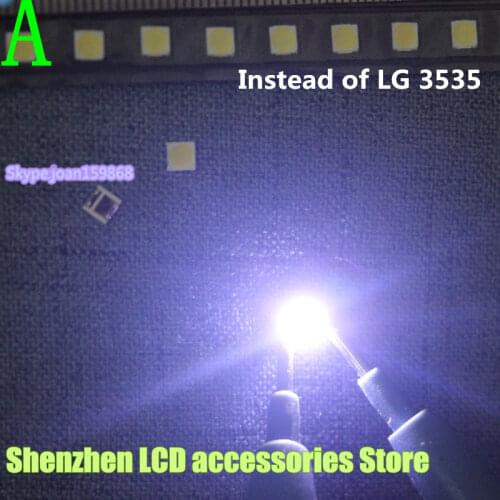 200Pieces/lot FOR LCD TV repair alternative LG led TV backlight strip lights with light-emitting diode 3535 SMD LED 6V