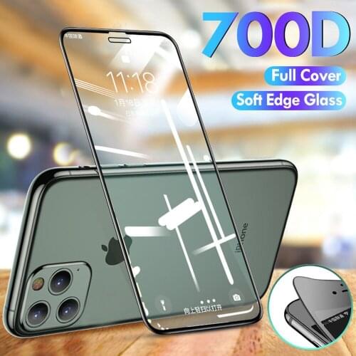 Full cover protective film for iphone X XR XS max 7 8 plus 11 pro max tempered glass phone screen protector on glass smartphone