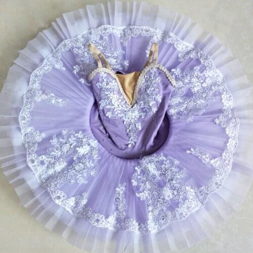 2019 New Children Girls Swan Lake Costume Professional Ballet Tutu Kid Ballerina Dress Ballet Leotards For Women Shiny Dancewear