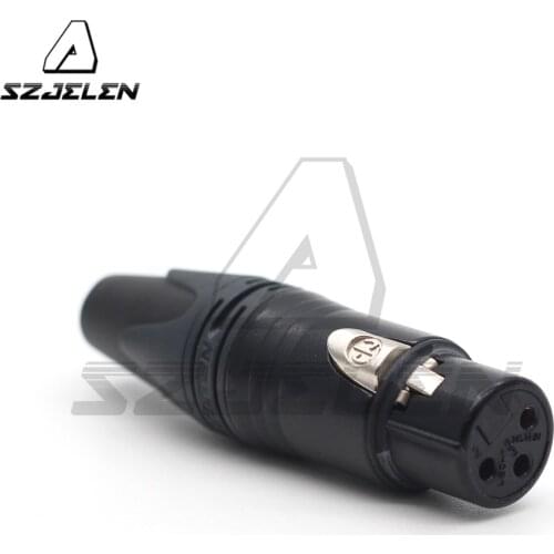 NEUTRIK XLR 3 pin female Lock Connector plug , Audio plug XLR 3 pin female