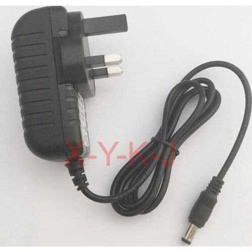50PCS 9V 1.5A High quality AC 100V-240V Converter IC power Adapter DC 1500mA 13.5W Power Supply UK Plug DC 5.5mm x 2.1-2.5mm