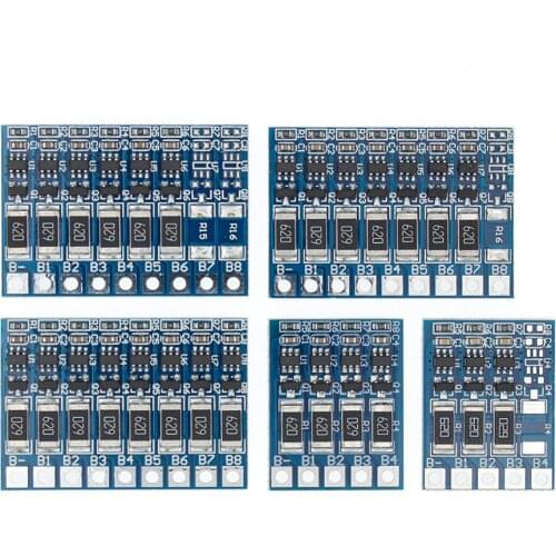 5S 21V 4,2 V Balance Funktion Schutz Bord 68mA 5S Li-Ion Lipo Batterie Lithium-18650 Batterien Ausgewogene 3S 4S 5S 6S 7S 8S