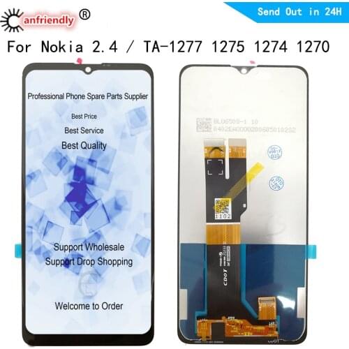 6.5" IPS LCD For Nokia 2.4 TA-1277 TA-1275 TA-1274 TA-1270 N2.4 Display Touch panel Screen sensor Digitizer Assembly