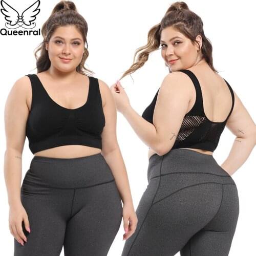 2pcs Bras For Women Plus Size Seamless Bra With Pads Easy Comfort Bra Active Push Up Bralette Vest Wireless Brassiere Bra