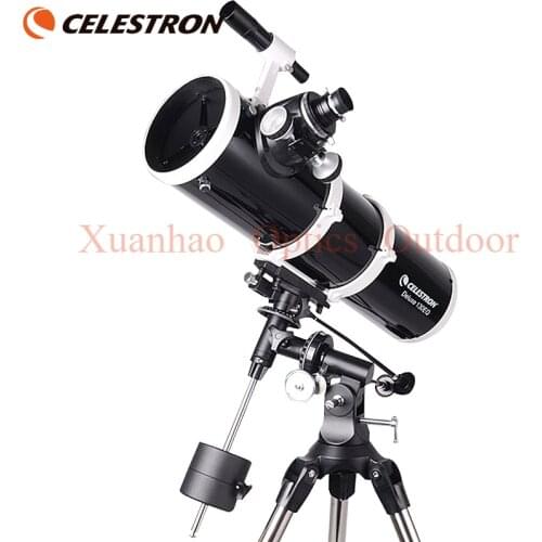 Celestron 130EQ 130DX Deluxe Parabolic Lens Newton Reflective Astronomical Telescope EQ2 Equatorial Easy Setup 81045