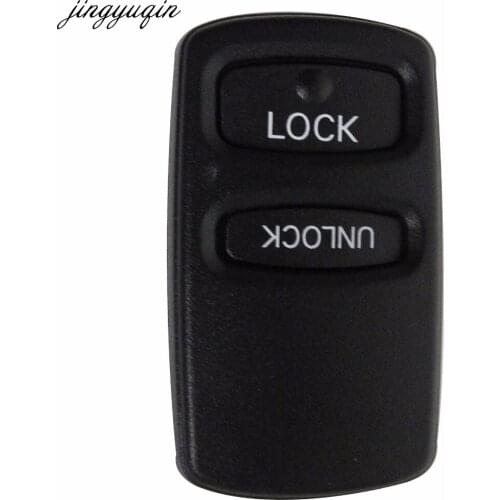 Jingyuqin For Mitsubishi Key Shell 2 Button Keyless Entry Remote Key Shell Replacement Cover Case Fob for Diamante Montero Sport