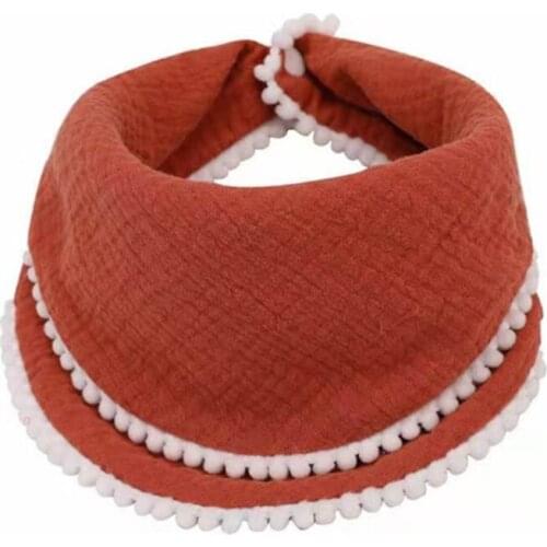 Baby Feeding Bibs Newborn Burp Cloth Bandana Gifts Soft Gauze Saliva Towel Toddler Scarf 69HE