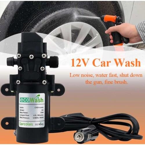 Car Wash 12V Car Washer Gun Pump High Pressure Cleaner Car Care Portable Washing Machine Electric Cleaning Auto Device