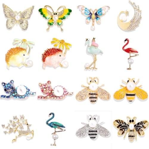 Jiaocharmei Butterfly Brooches For Clothes