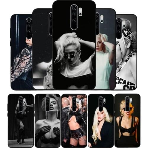 Lady gaga Soft Silicone black Phone Case For Redmi 4A 4X 5PLUS 5A NOTE 4 5 6 7 8 9 8T PRO 9S