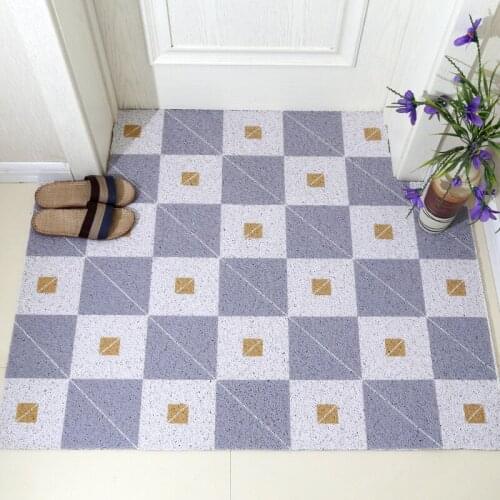 Floor Mats Carpet Living Room Hallway Bathroom Bedroom PVC Kitchen Doormat Non-slip Dustproof Can Be Cut Custom Doormat Carpet