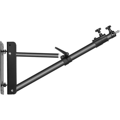 Neewer Triangle Wall Mounting Boom Arm for Photography Studio Video Strobe Lights Monolights Softboxes Umbrellas Reflectors